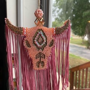 Cowskull cow skull car freshie in scent of BIRD OF PARADISE